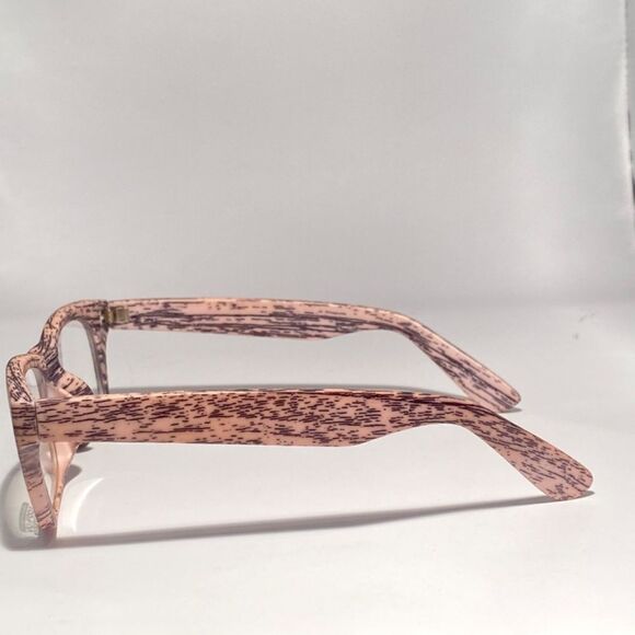 Rectangular Sunglasses with a Wood Grained Print NWT - Picture 3 of 8